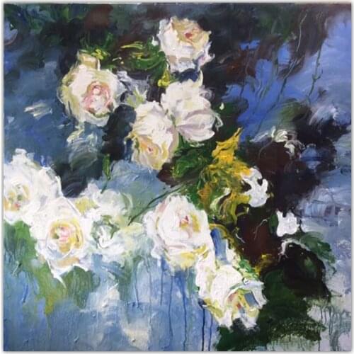 DONGMEI OILPAINTING hand painted oil painting High-grade original flower pictures painting NO FrameYCD002