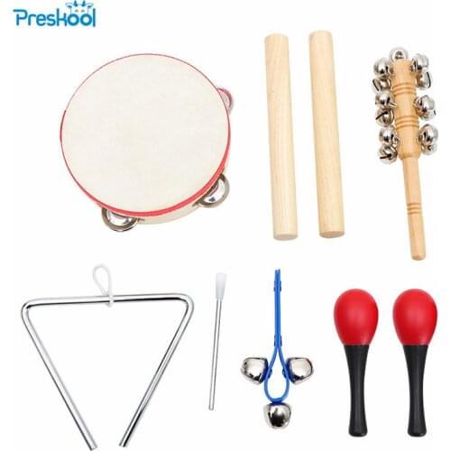 Preskool Baby Toy for Children 6 Set of Wood Education Toy Training Brinquedos Juguets