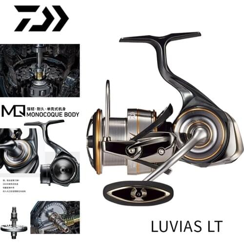 2020 New DAIWA LUVIAS LT Spinning Reel Shallow Spool Saltwater Rock Ajing Fishing Coil Wheel For Sea Bass Pike Fish