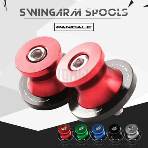 M6 Motorcycle CNC Aluminum Swingarm Spools Sliders Bobbins for Ducati 899 959 1199 1299 Panigale Monster 821 848 EVO
