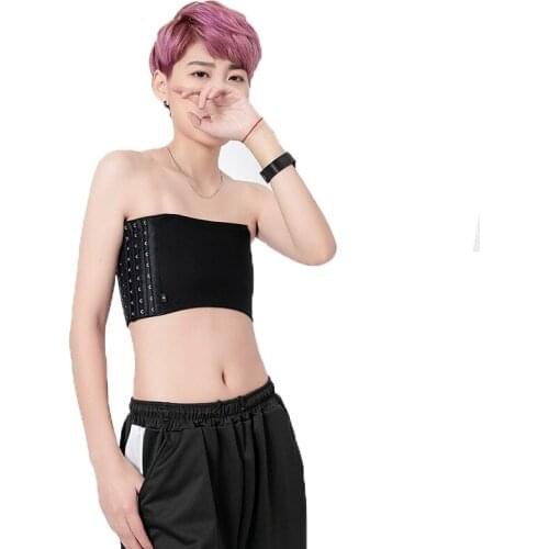 Strapless Chest Breast Binder for Big Boobs Women Intimates Trans Lesbian Short Shaper Corset Tomboy Undershirt Vest Tank Tops
