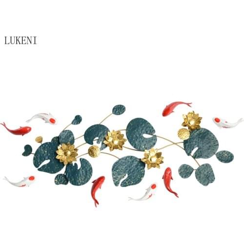 Living Room Metal Wall Decoration Sofa Background Pendant Modern Restaurant Wrought Iron Wall Hanging Model Room Wall Decoration