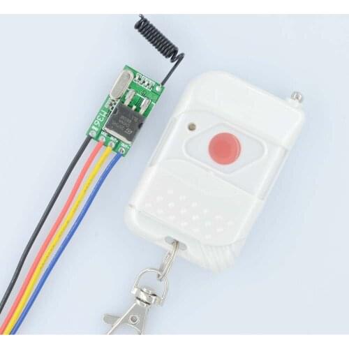 DC6V 8.4V 7.6V 9V 12V 24V 16V 36V Mini Mos Receiver Micro Wireless Receiver Transmitter No Sound Remote Control Switch