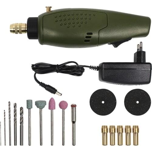 Mini Electric Grinder Drill Dremel Grinding Set for Milling Polishing Drilling Cutting Engraving 12V DC Dremel Accessories Tool