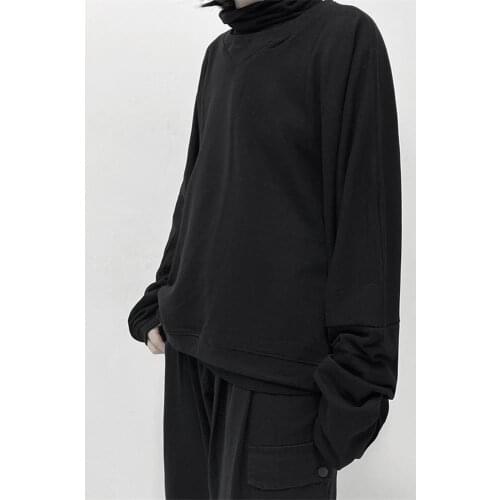 Yamamoto wind abstinence series mens bat sleeve mens spring and autumn models autumn 2020