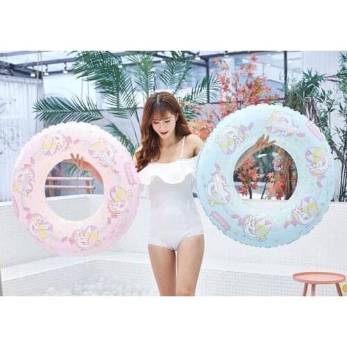 Inflatable Unicorn Adult Children Swimming Ring Summer Party Decoration Gift Pool Float Toys Thicken Swimming Equipment Lifebuoy