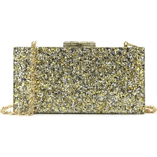 OC4091 Aliexpress wholesale high quality handmade lady acrylic clutch bag wedding acrylic purses