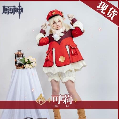 Genshin Impact Cosplay Halloween Klee Genshin Impact Klee Cosplay Klee Cosplay Wig Genshin Impact Klee Cosplay Hair Accessories