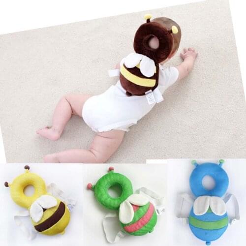 Baby Head Protection Pad Cute Cartoon Cotton Pillow Anti Crash Toddler Care Headrest Infant Walk Protection Baby Fall Prevent