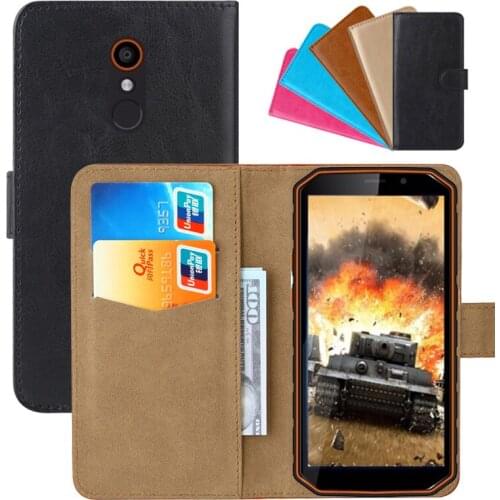 Luxury Wallet Case For Land Rover (Guophone) XP9800 PU Leather Retro Flip Cover Magnetic Fashion Cases Strap
