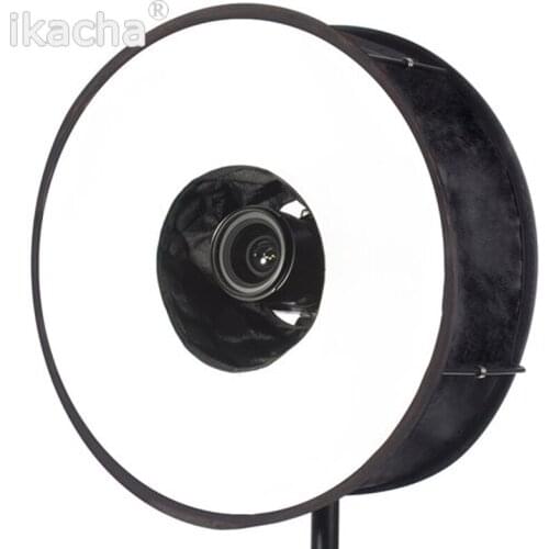 Universal 18" Annular Flash Softbox Diffuser EZ-fold Macro Ring Reflector for Canon Nikon Pentax Camera Metz Olympus Speedlite