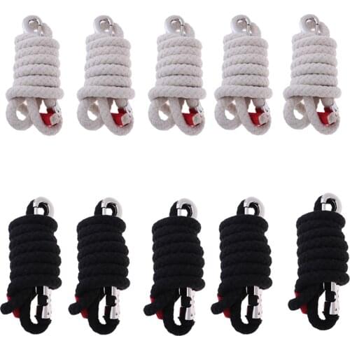 Thick Cotton Horse Pony Dog Lead Rope with Trigger Clip Horse Riding Leading Equestrian Equipment Supplies