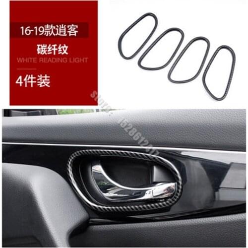 ABS car inner door bowl frame inner door handle trim for Nissan X-Trail T32 2014-2021/Qashqai J11 2016-2021 Car styling
