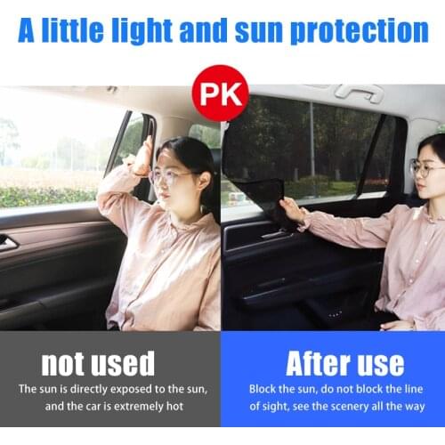 1pcs Car Styling Accessories Sun Shade Auto UV Protect Curtain Side Window Sunshade Mesh Sun Visor Protection Window Films