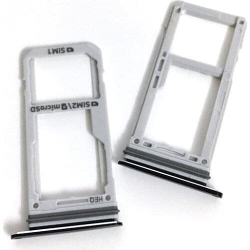 50PCS For Samsung Galaxy S8 G950 S8 Plus G955 SIM Card Tray Sim Card Holder Slot Single Dual Version