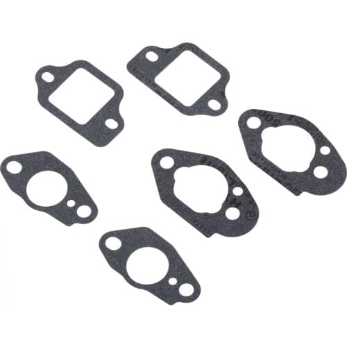 6pcs Carburetor Gaskets Fits for Honda GC135 GC160 GC190A GCV135 GCV160 GCV160LA HRT216 HRB216 HRR216 Lawn Mower 16221-883-800