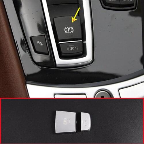 Car ABS Chrome Handbrake Cover Trim For BMW F10 F07 F25 F26 F15 F16 5 Series GT X3/X4/X5/X6 Accessories