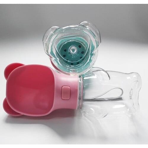 Dog Travel Sport Water Bottle Outdoor Feed Drinking Bottle Pet Supply Portable Pets Outdoor Travel Drinking Water Feeder Bowl