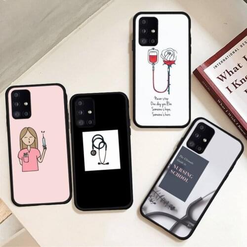Medical Doctor Nurse Medicine Student Phone Case For Samsung Galaxy S5 S6 S7 S8 S9 S10 S10e S20 edge plus lite
