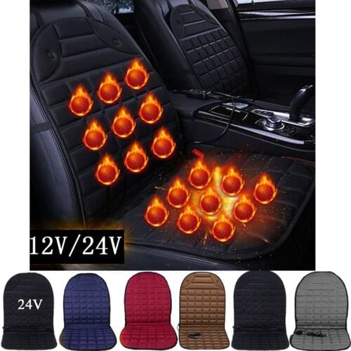 12v/24v Electric Heated Cushions For Winter Heating Car Seat Cushion,keep Warm Cover Quality Guarantee E1 X35