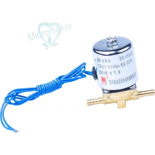 2PC High Quality DC 24V Dental Solenoid Valve Dental Chair Electromagnetic Valve 0.6Mpa Dental Lab Equipment Accessory