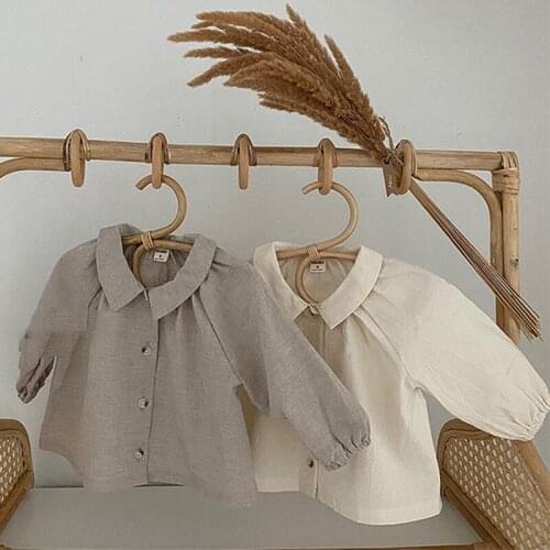 New 2021 Infant Baby Girls Long Sleeve Pure Color Shirt + Shorts Suit Clothing Sets Spring Summer Kids Girl Suit Clothes