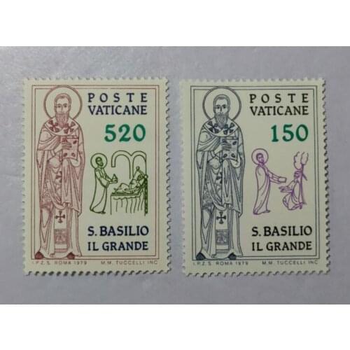 A39 2PCS Vatican stamps, 1979， Post Stamps Postage Collection
