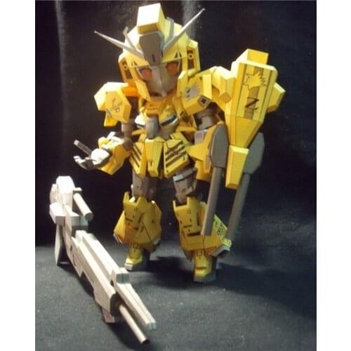 MSZ-006 ZETA Gundam Mother (Yellow Wolf Version) Paper 3D Model