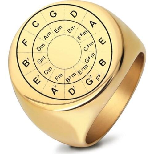 LETAPI 2021 New Fashion Gold Silver Color Punk Stainless Steel Geometry Ring for Men Hip Hop Male Bands Jewelry