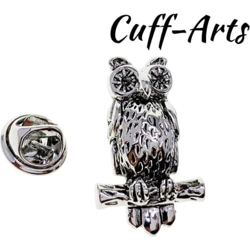 Lapel Pin Badges for Men Large Owl Lapel Pin Badge Fashion Brooches Novelty Lapel Pin By Cuffarts P10382