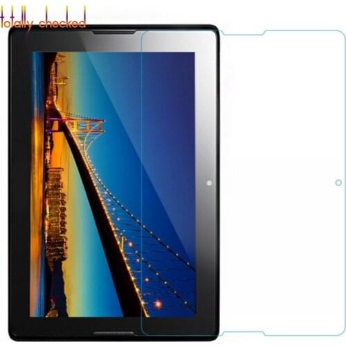Real Glass for Lenovo A10-70 A7600 10.1" + Cleaning Kit + Strong Box 2pcs/lot 9H Tempered Glass Screen Protector Film