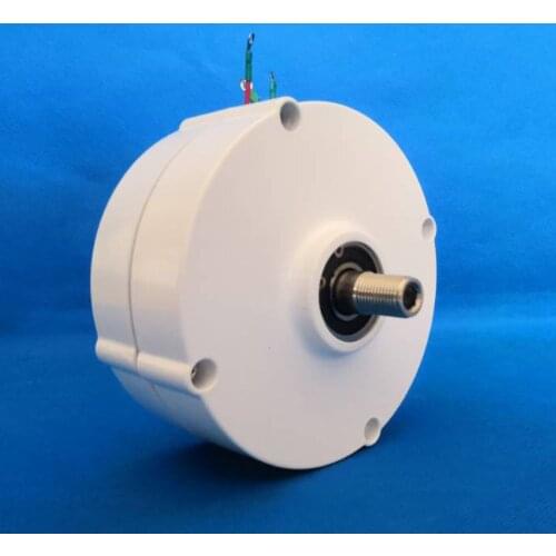 Low Speed 100W 200W 12V 24V 3 Phase Gearless Permanent Magnet Generator AC Alternators Use For Wind Turbine Water Turbine DIY