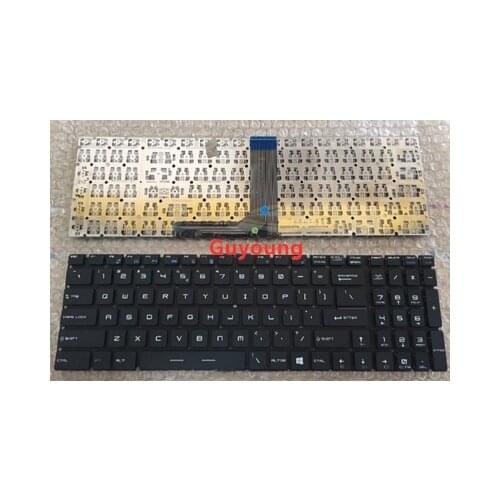 Laptop US English Keyboard for MSI GT62 GT72 GE62 GE72 GS60 GS70 GL62 GL72 GP62 GP72 CX62 GS63VR GS73VR GT72VR GT83VR