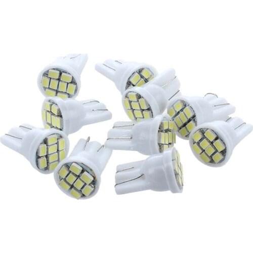 New 10X T10 194 168 Lamp Bulb 8 LED White For Car