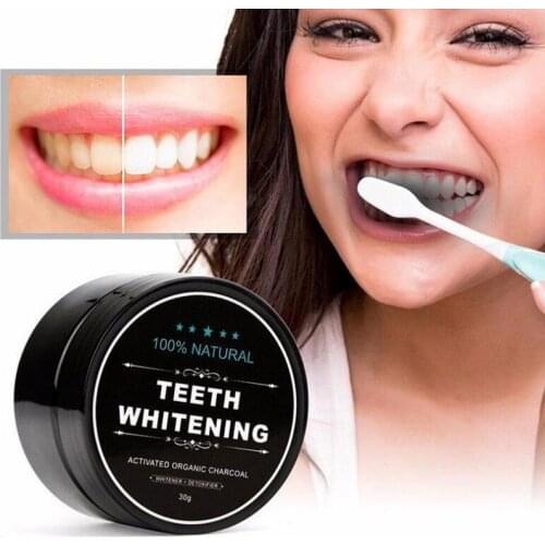 100% Teeth Whiting Activated Carbon Teeth Whitening Organic Natural Bamboo Charcoal Toothpaste Powder Wash Your Teeth White