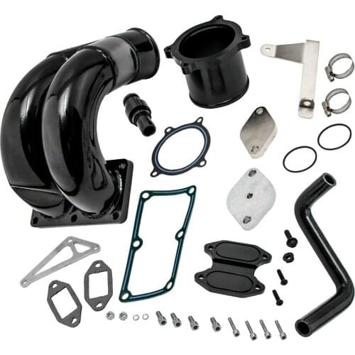 EGR Cooler + Throttle Valve Kit + Intake Manifold for Dodge Ram 5500 6.7L 08-09