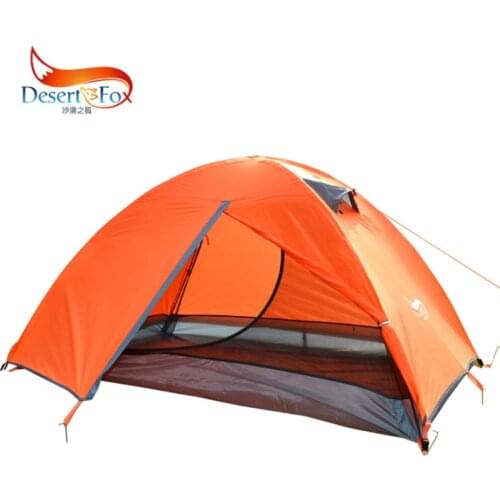 Desert&Fox 200x150x110CM Camping Tent Travel 2 Person Tent For Outdoor Fishing Tents Outdoor Camping Hiking with Carrying Bag