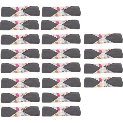 Pack Of 20 Heavy Reusable Bamboo Cloth Menstrual Pads Super-Absorbent