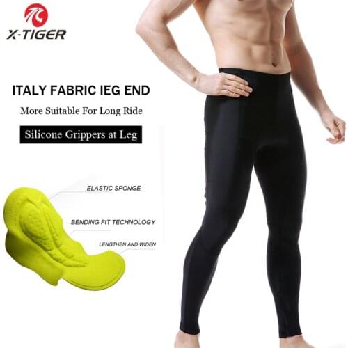 X-Tiger Pro Cycling Trousers With 5D Coolmax Pad Riding Bike Pants Cycling Pants Mountian Bicycle Trousers Ciclismo Pantalones