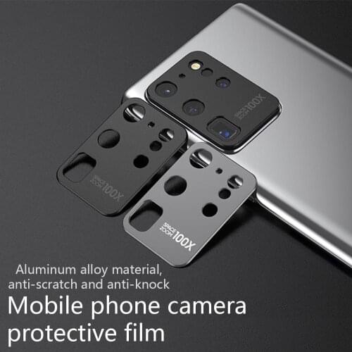 Camera Lens Protector Camera Protector For Samsung S20 Ultra Plus Tempered Glass Film Metal Rear Ring Case
