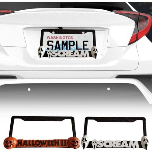 Iron License Plate Frame With Drainage Holes Rust-Proof Weather-Proof License Plate Frame For Car