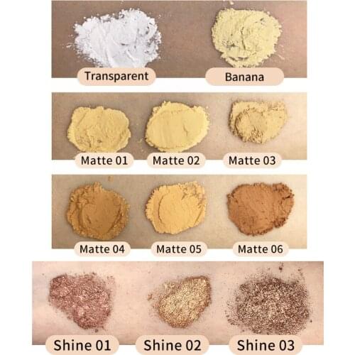 11 Colors Available Long Lasting Oil Control HD Loose Powder Private Label Matte Shine Air Makeup Loose Powder Fine and Light