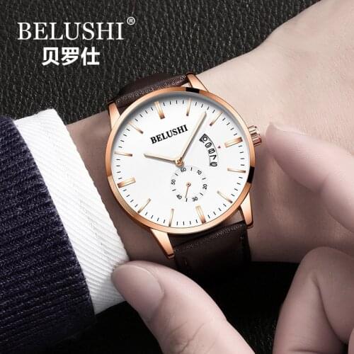 2020 Stainless Steel Case Steel Band Multi-function Steel Watch Round Quartz Watch Business Trend Accessory Watch Watch for Men