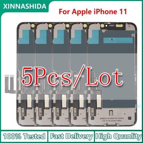 5pcs/lot LCD Display For iPhone 11 LCD Display Touch Screen Digitizer Replacement For iPhone 11 Pro