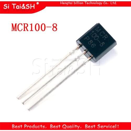 50PCS MCR100-8 TO-92 100-8 TO92 new