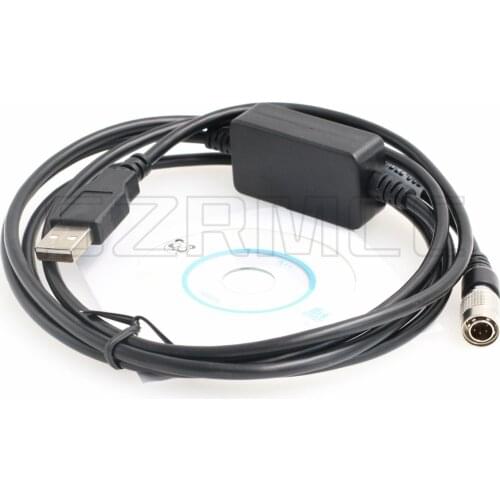 Hirose 6 Pin Male to USB Data Download Cable for Trimble GPS S6 S8 M3 Total Station