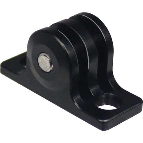 BGNing Aluminum Alloy Flat Bottom Mount Adapter With Tool Fixed Base For Gopro Max 9 8 7 6 5 SJCAM SJ4000 XiaoYi Action Camera