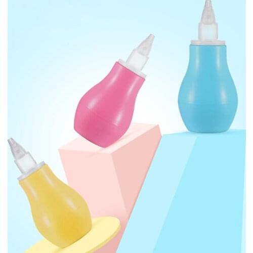 Newborn Baby Safety Silicone Nasal Aspirator Cleaner Vacuum Suction Cup Child Nasal Aspirator Cold Nasal Cleaner Baby Care Diagn