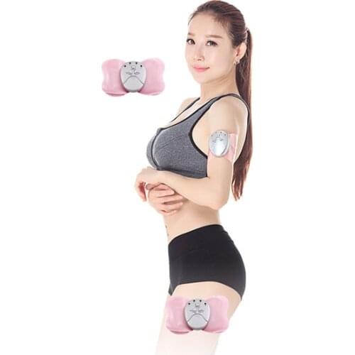 12Pcs/Lot Electrical Slimming Butterfly Body Muscle Massager Neck Back Relax Weight Loss Fat Burned Health Care Tool 4 LED Light