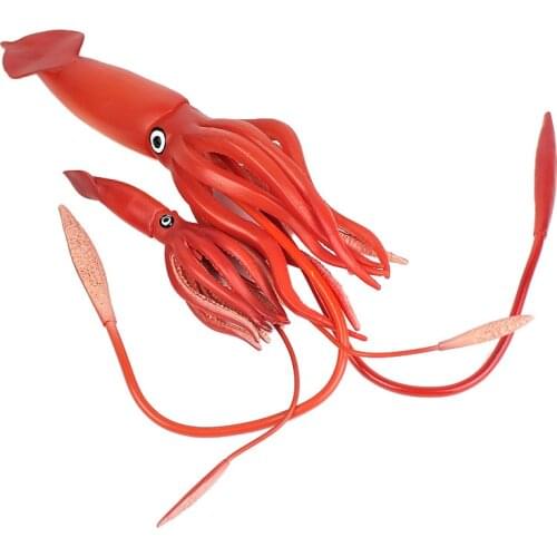 Toys Squid Calamary Simulation Model Marine Animals Sea Animal Kids Gift Educational Props Action Figures